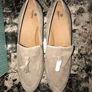 Landrey-Lea loafer in mushroom suede